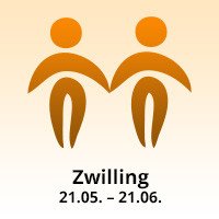 Sternzeichen Zwillinge: 21.5. bis 21.6.